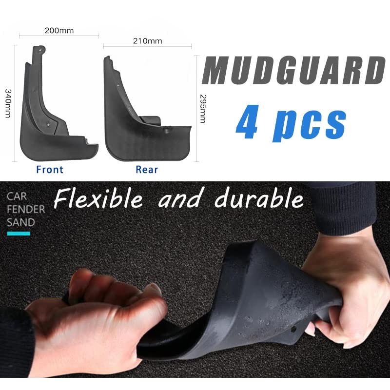 Garde-boue pour MG HS PHEV EHS : bavettes voiture avant arrière - 2