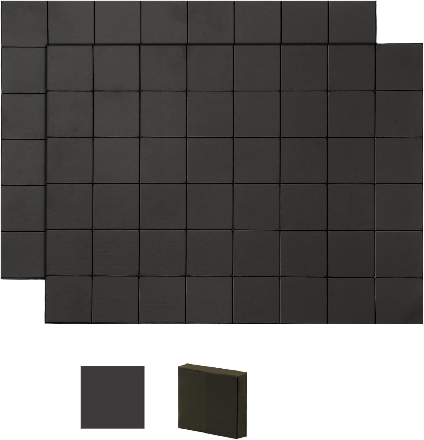 Adhesive Magnets Each 3/4" x 3/4",288PCS Value Pack for Teacher in Classroom,Office Essentials Supplies to Make Things Into Magnetic Sticker(80mil Magnet) image 2