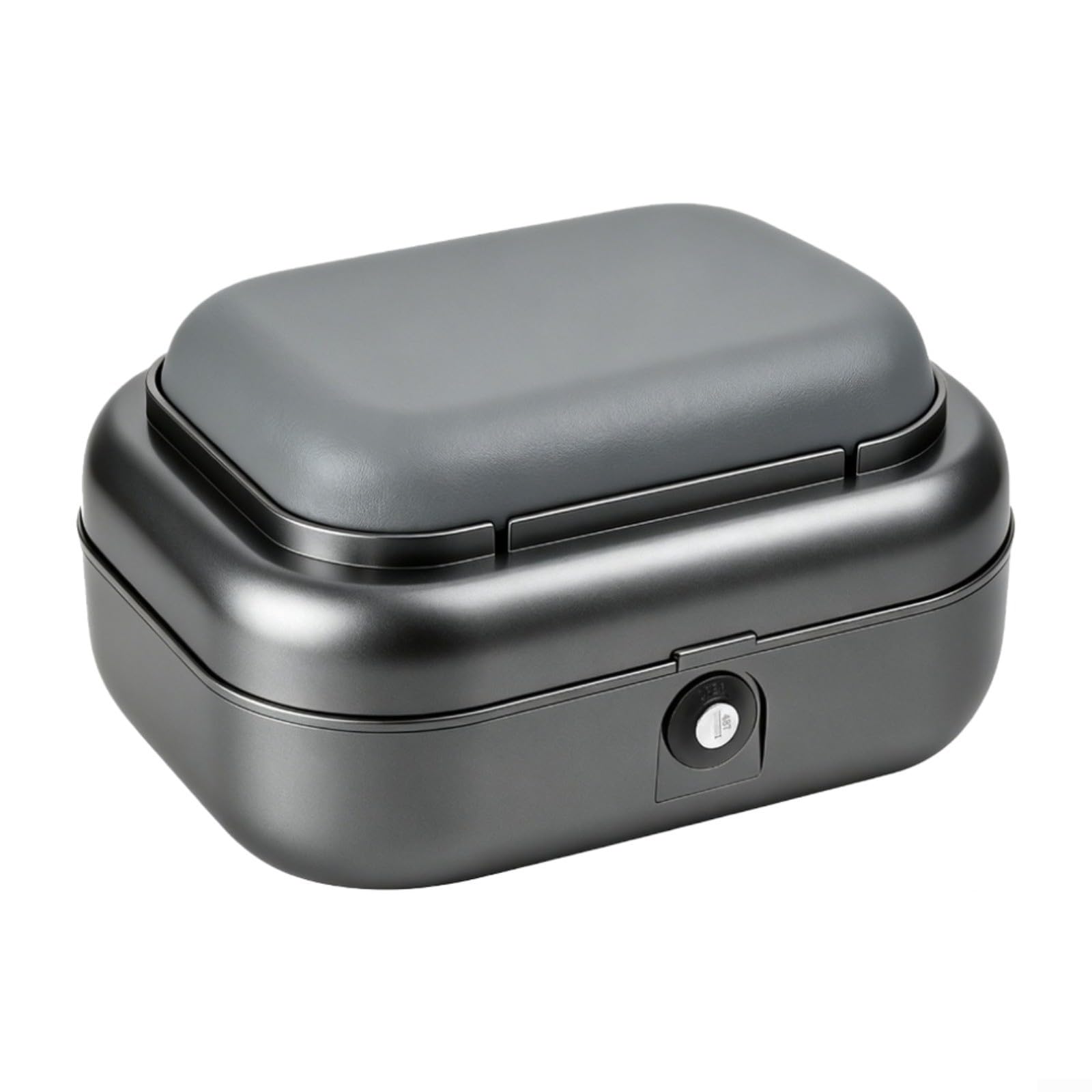 NexRen Boîte de rangement arrière pour trottinette électrique Kukirin M5Pro/C1 Pro, étui de coffre en alliage avec serrure, coussin de siège et kit de montage pour les trajets quotidiens (gris foncé)