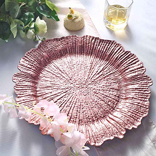 Platos cargadores rosa Tiger Chef pack x6 miniatura 5