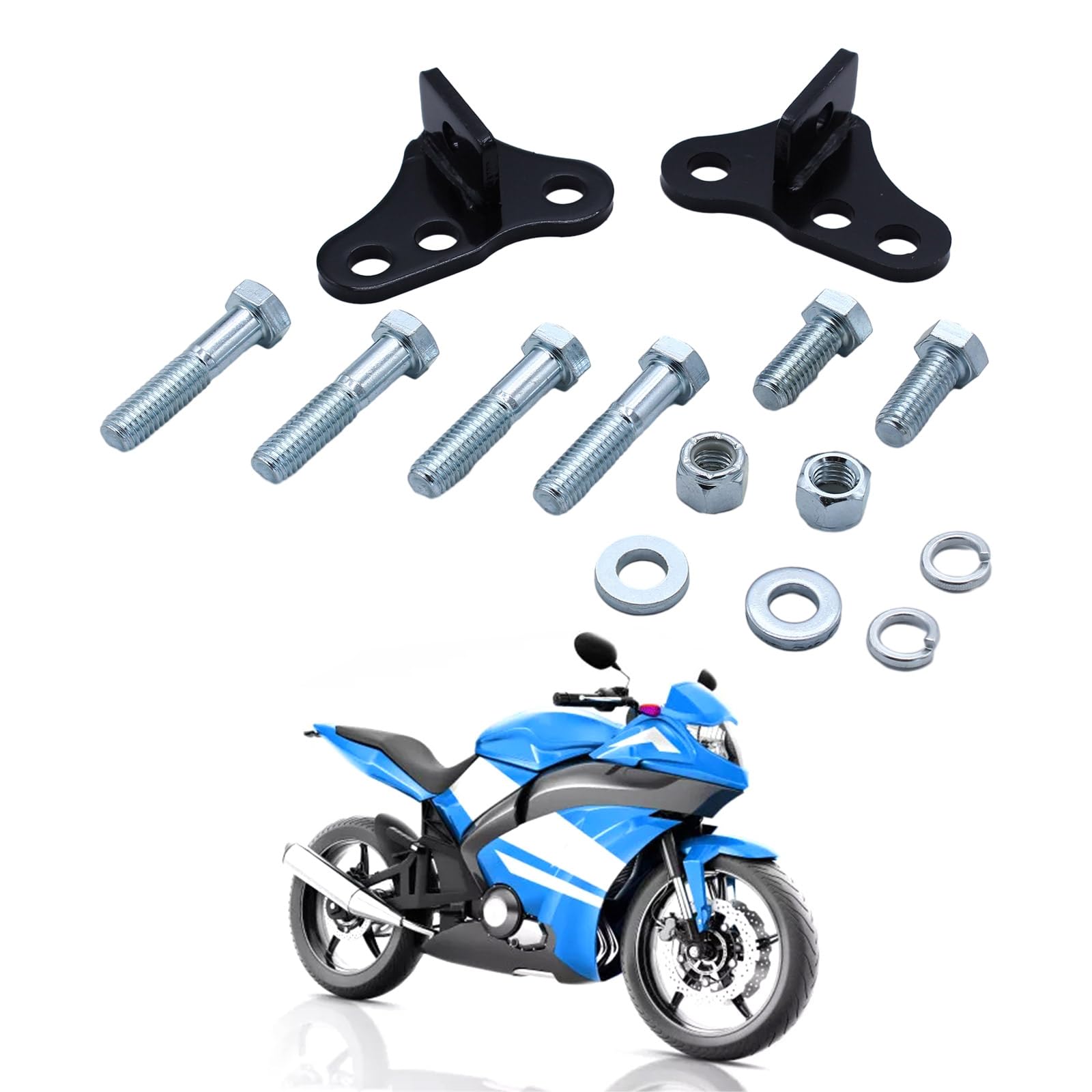 Motorrad hinten verstellbare Tieferlegung 1-2 Zoll kompatibel für 1993-2001 Street-Electra-Glide Road King-Touring Bikes