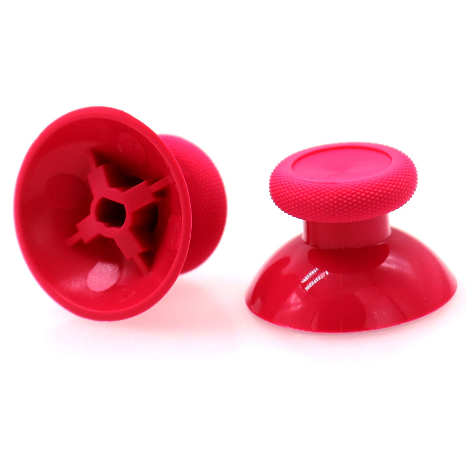 Deal4GO 2 Pack OEM Replacement Thumbsticks Concave Analog for Xbox one Controller PS4 Joysticks Thumb Sticks (Pink)