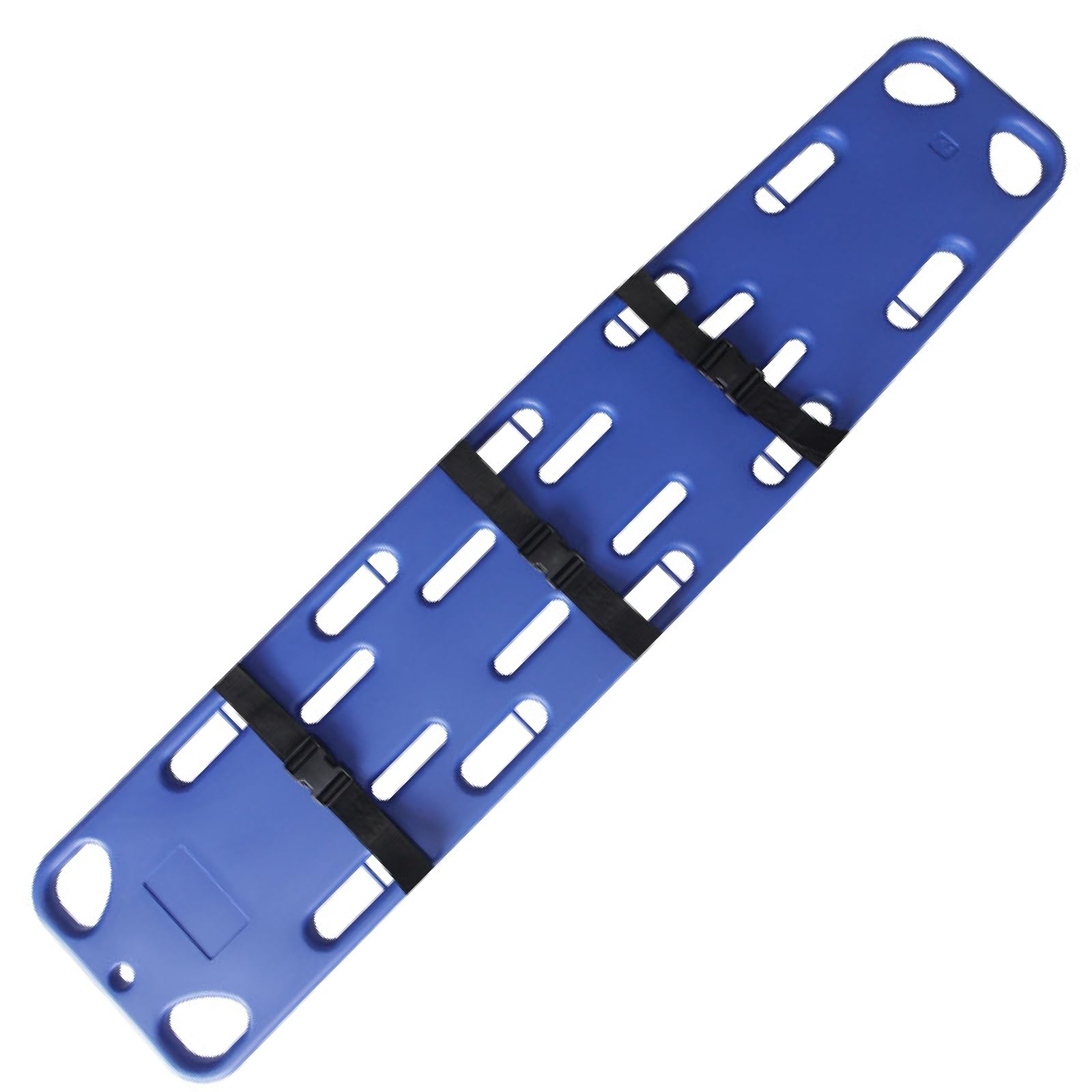 1 barella spinale portatile leggera - Tavola spinale EMT in plastica PE resistente for emergenze e trasporto pazienti(Blue)