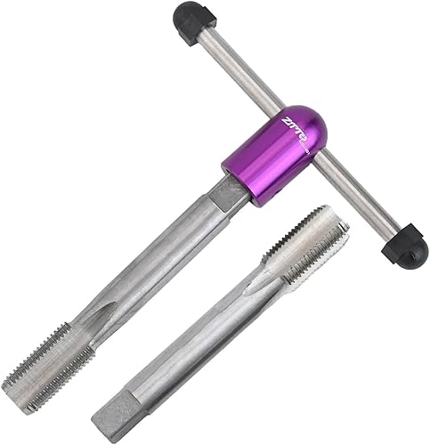 Kit de reparación de roscas de brazo de manivela de bicicleta, mango de acero con grifo lateral izquierdo y derecho, 916 compatible con bicicletas