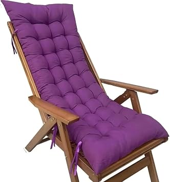 Sun Lounge Cushion Thicken Garden Chair Cushion Recliner Chair Anti-SlipF3,175x48cm/69x19in