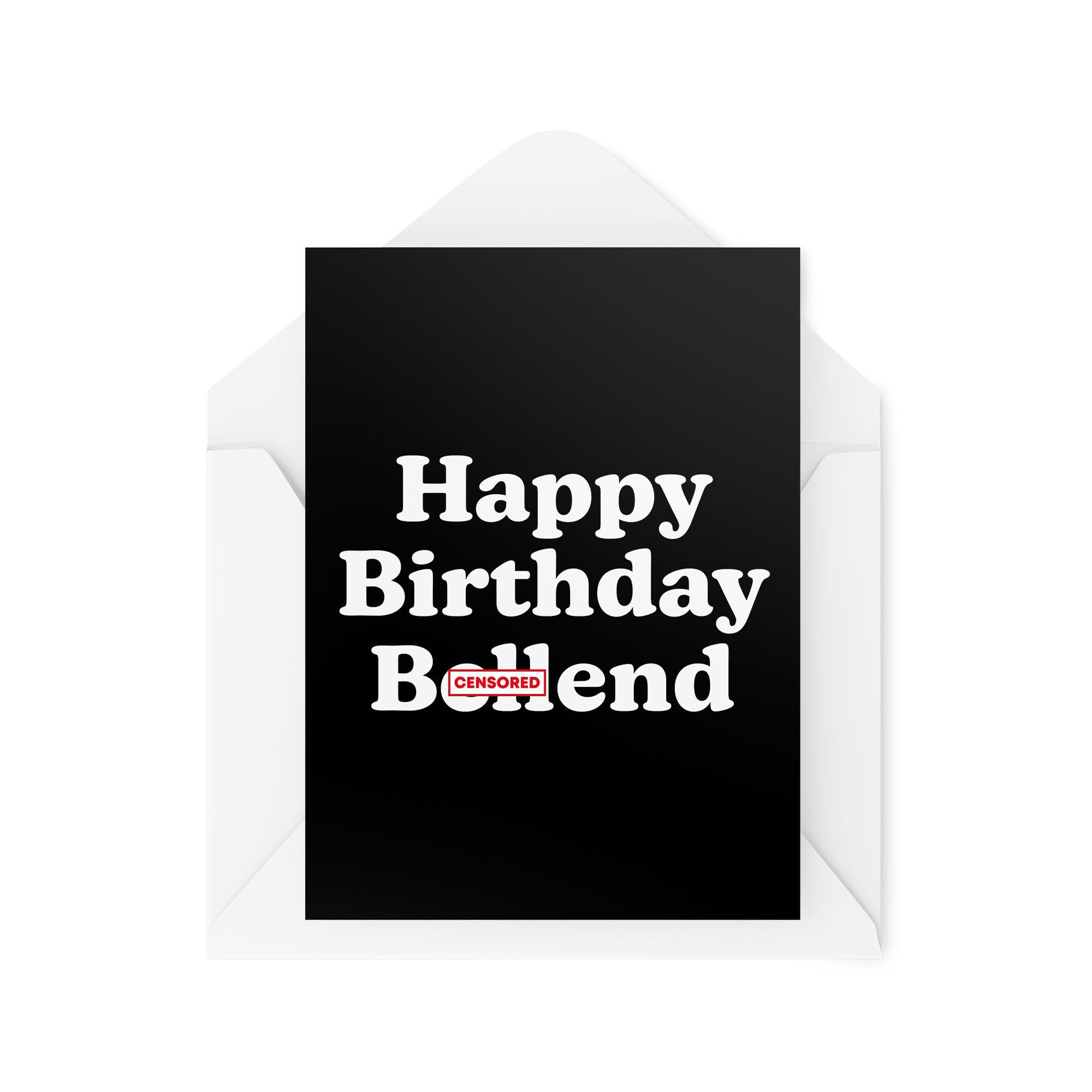 Funny Birthday Cards - Happy Birthday B*llend - Sweary Cards - Cards for Friends and Colleagues - CBH1826