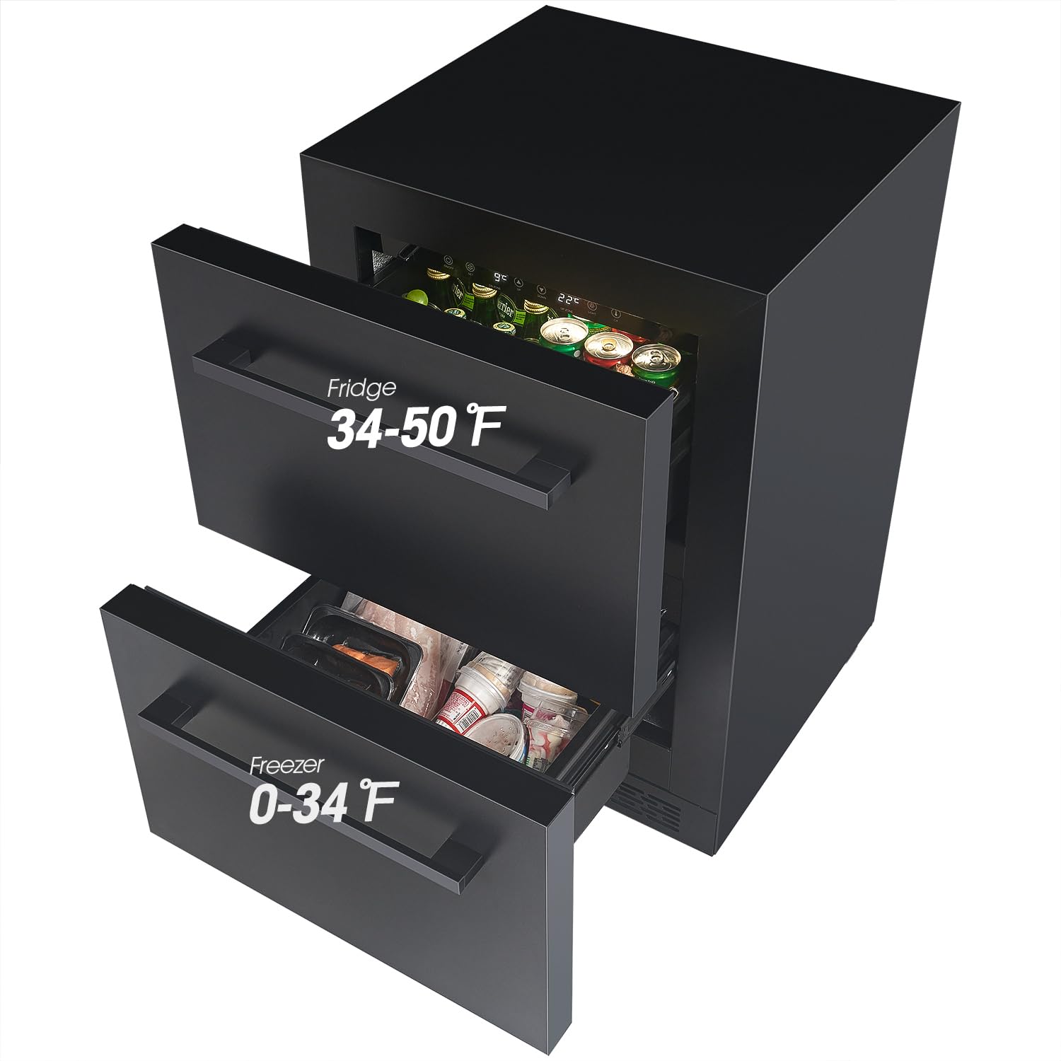 Vesgolden BC-96WS-Black 4.9 cu ft Beverage Cooler Silver
