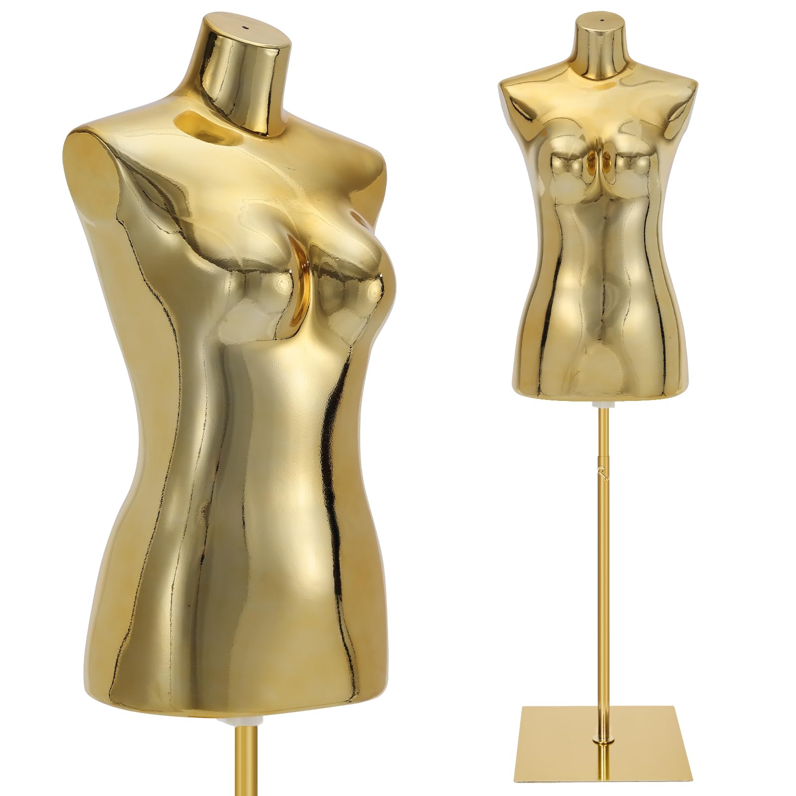 1 Female Mannequin Torso with Adjustable Height