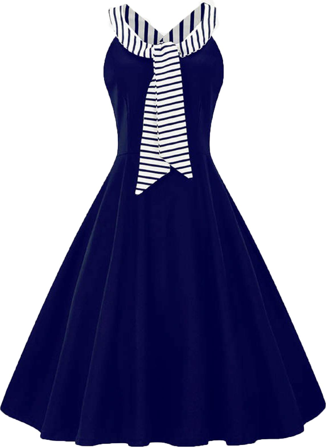 AD & AVGirls Casual Dress T55_MIDI_Nevy_Tye_BB Multicolour