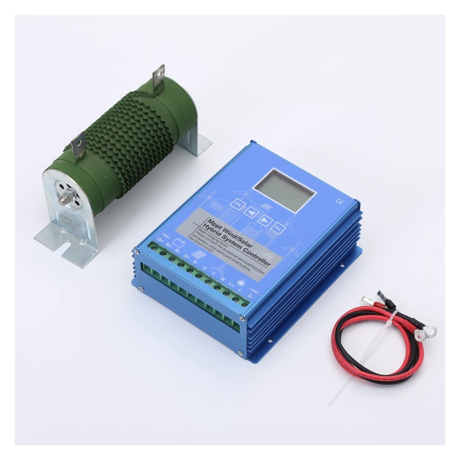 Wind Solar System MPPT Hybrid Controller for Wind Turbine Generator 1000W 12V 24V 48V with Dump Load(48V)