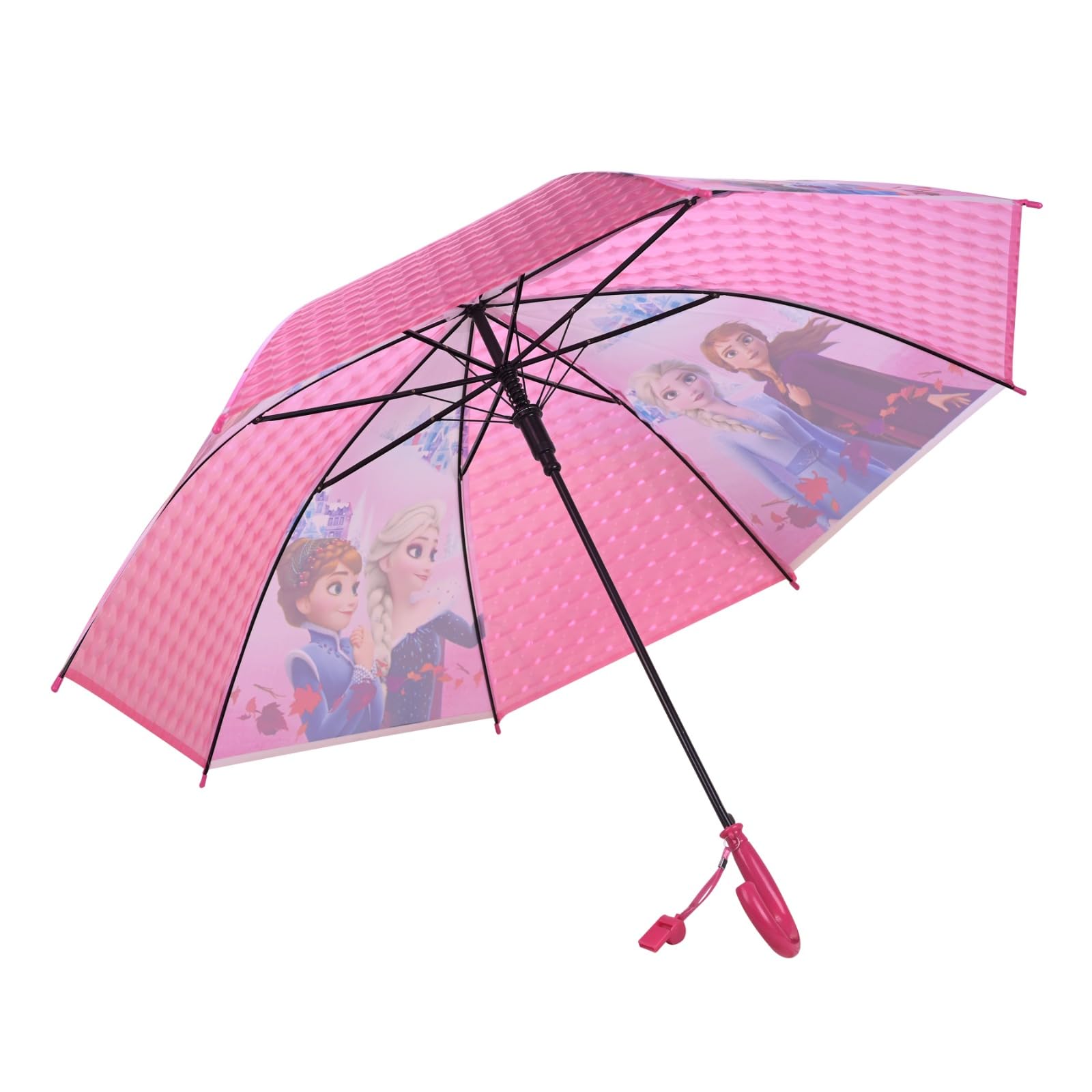 ZRINIX Kid's 3D Printed Different Characters Design and LightWeight AutoMatic Umbrella With One Whistle