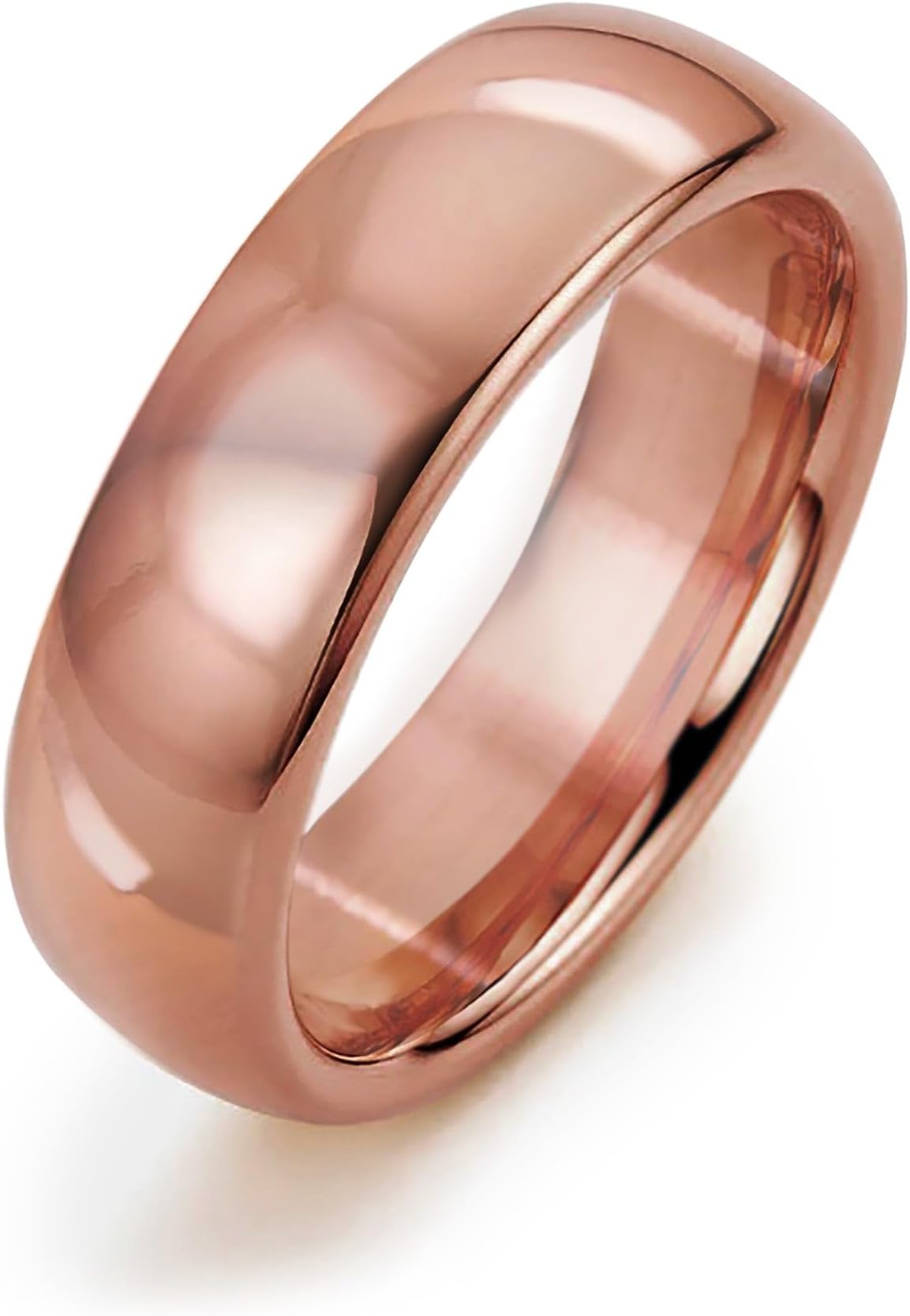 Pure Uncoated Solid Copper Ring for Men & Women — Lab-Tested, Raw Authentic Copper Band, Wellness Jewelry, Crafted in USA, 3mm/6mm/8mm, Size 4-13