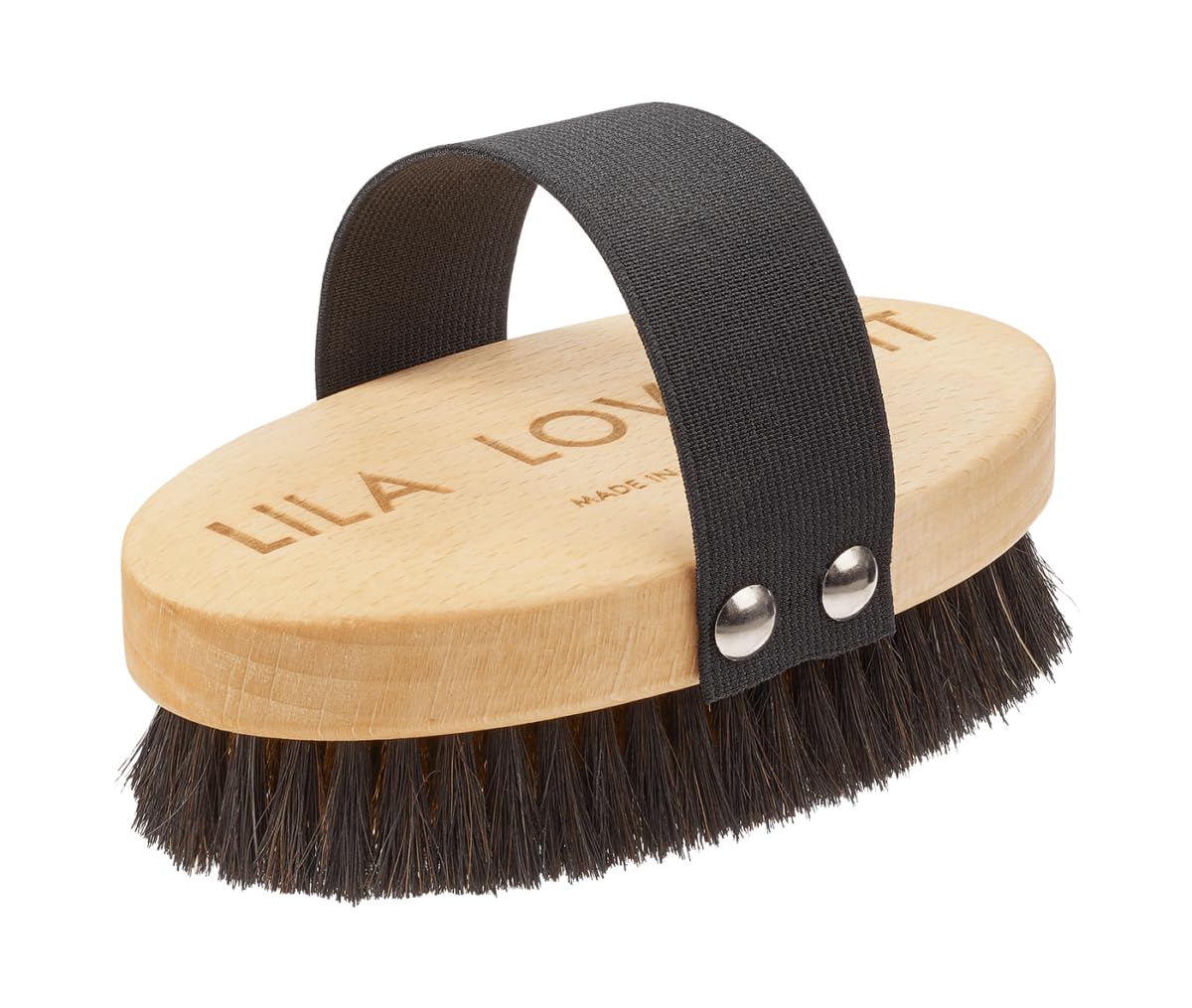 Kurzhaarbürste für Hunde - mit Rosshaar- und Messingborsten, mit Buchenholz aus nachhaltiger Forstwirtschaft, Made in Germany, BÜRSTE KURZHAAR von LILA LOVES IT