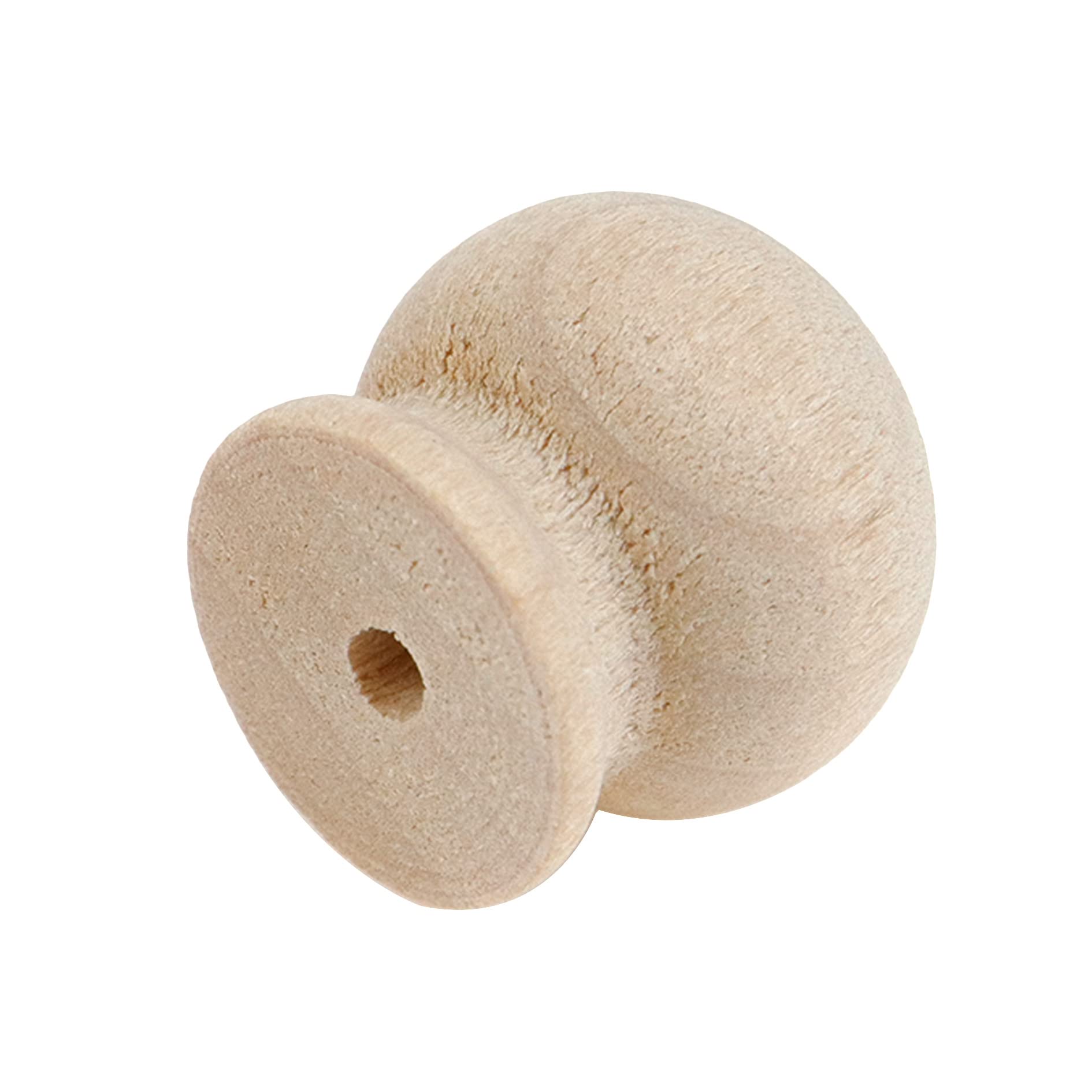 Oedema 20 mini pomos de madera para muebles, pomos sin terminar para cajones, estanterías, 0.7 x 0.7 pulgadas, con tornillos