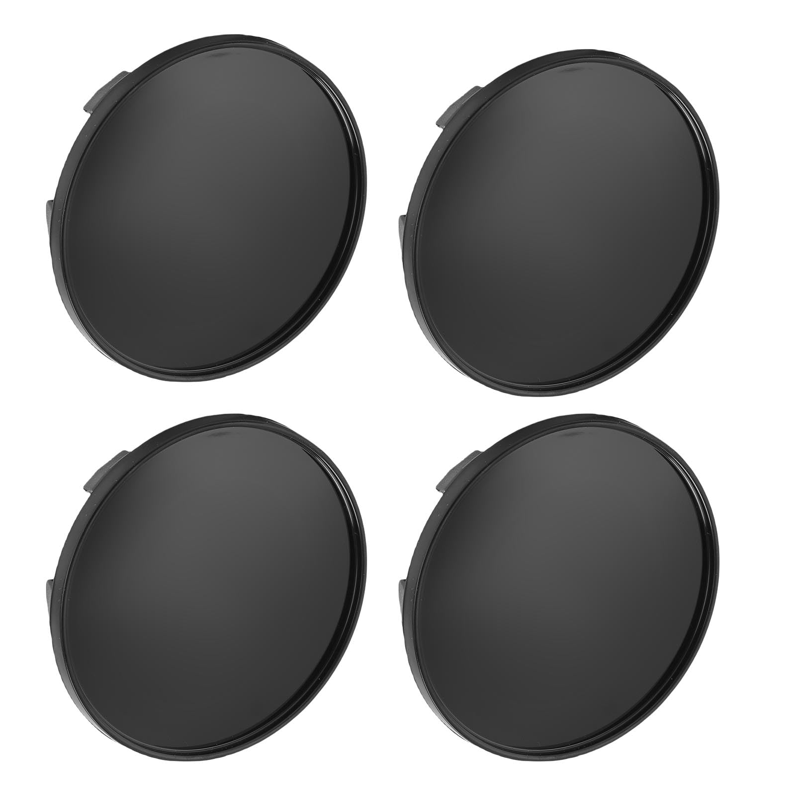 Generic Wysokiej Jakości Osłona Piasty Koła Centralnego 69 Mm, 4 Nakładki Zatrzaskowe o Wyjątkowym Designie, średnica Zewnętrzna 2,72 Cala, Ochraniacz Kołpaka środkowego Koła dla Entuzjastów (BLACK)