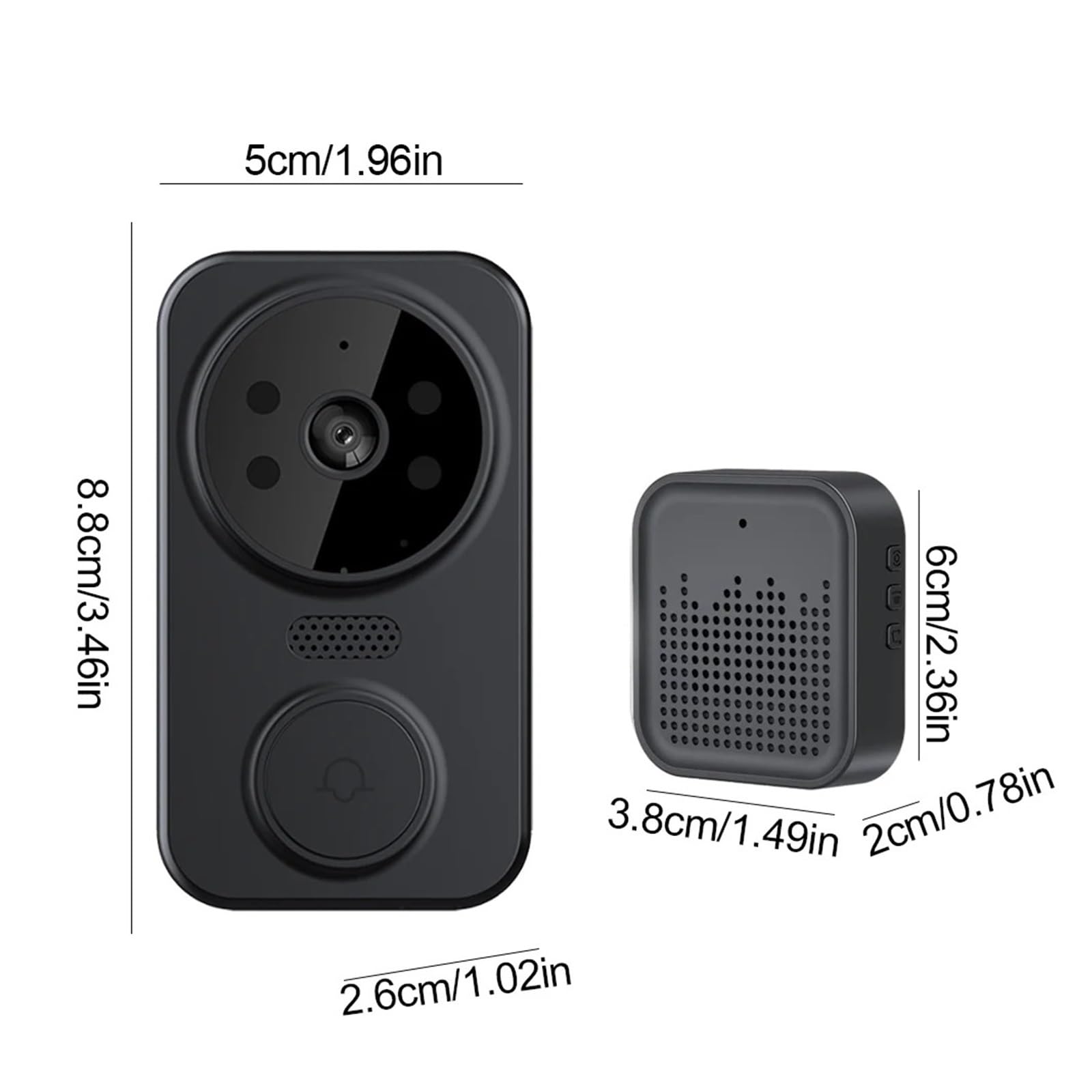 Caméra de Sonnette vidéo Intelligente WiFi