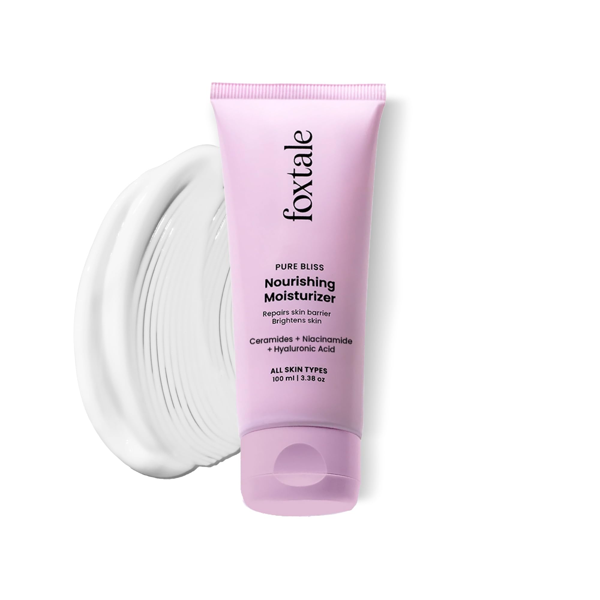 Foxtale Nourishing Ceramide Face Moisturizer with Niacinamide for 100 Hr Hydration, Lightweight & Non-Sticky, For Soft & Glowing Skin, Men & Women, All Skin Types, 100 ml-picture-11