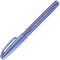 Pentel Caneta Pincel Brush Sign Pen Violeta Azulado SES15C-V2X