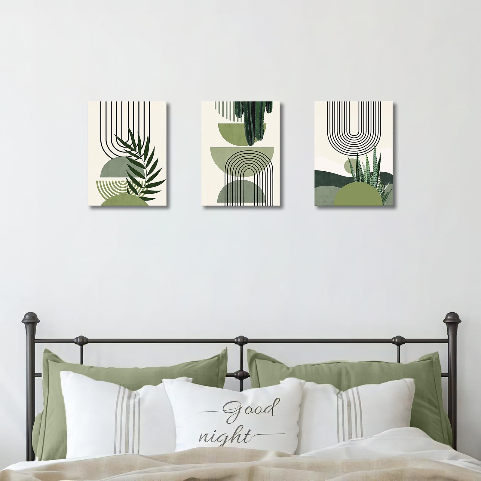 HMXQLW Vert Plante Feuilles Impression Sur Toile Affiche