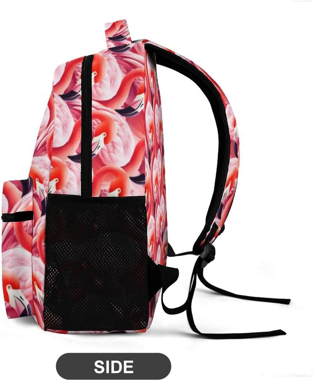 Flamingo Backpack for Kids Girls Boys School, 16 Inches Flamingo Bookbag, Flamingo Backpack for School - Image 6