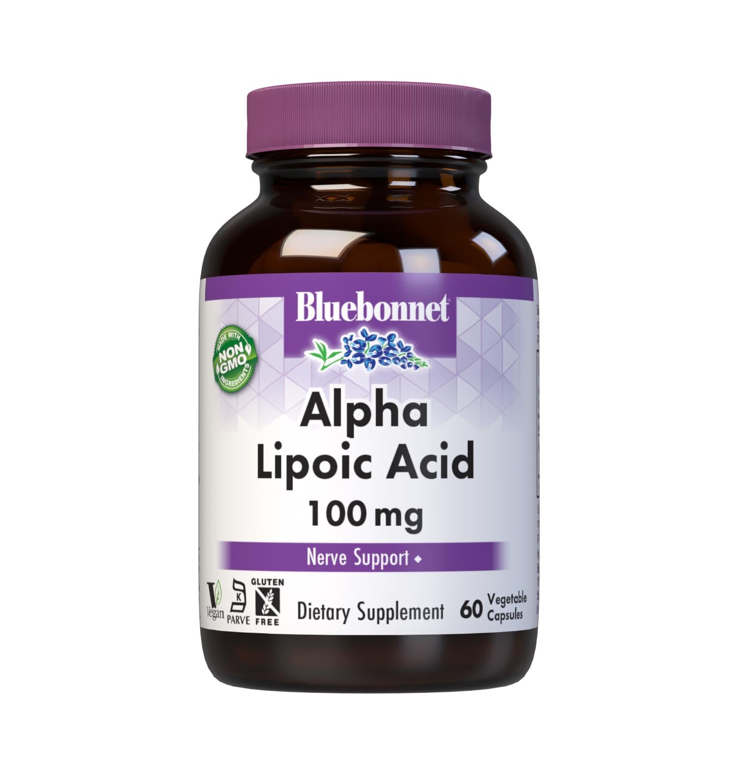 BLUEBONNET NUTRITION ALPHA LIPOIC ACID 100 mg 60 Count (Pack of 1)
