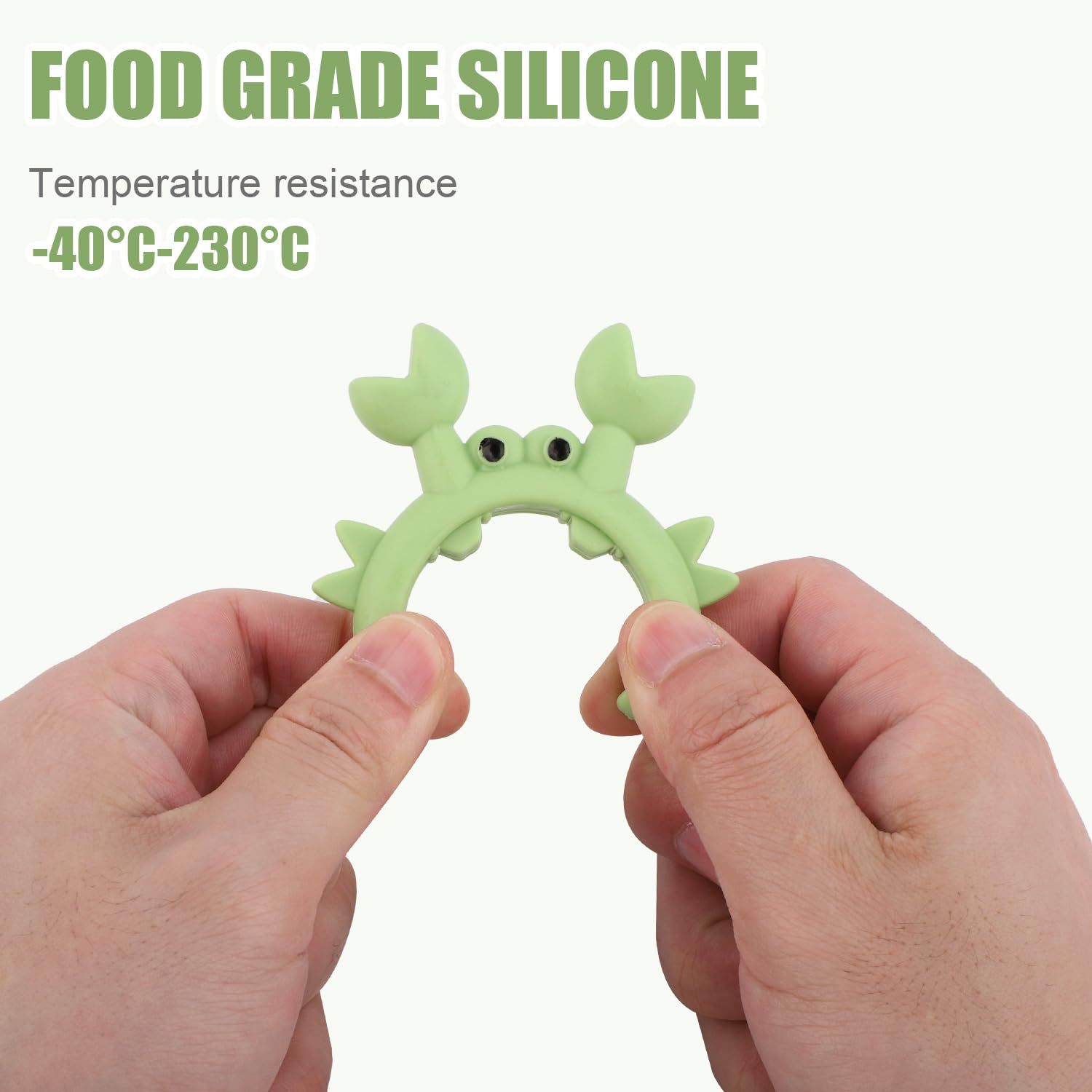 Porta Spatola A Forma Di Granchio Gosknor - 4 Pezzi In Silicone Per Cucina