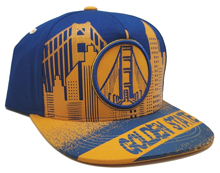 Gorra Snapback Golden State New Leader Azul Oro miniatura 4