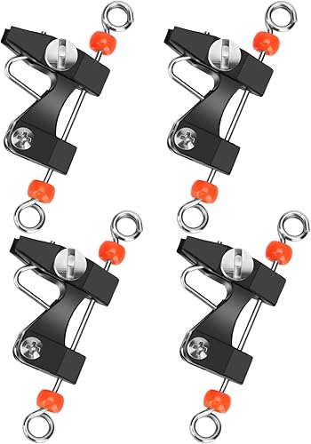 TSV 4 clips de liberación Downrigger para trolling, clips para cepilladora offshore, pesas a presión para trollar, clip de línea de refuerzo
