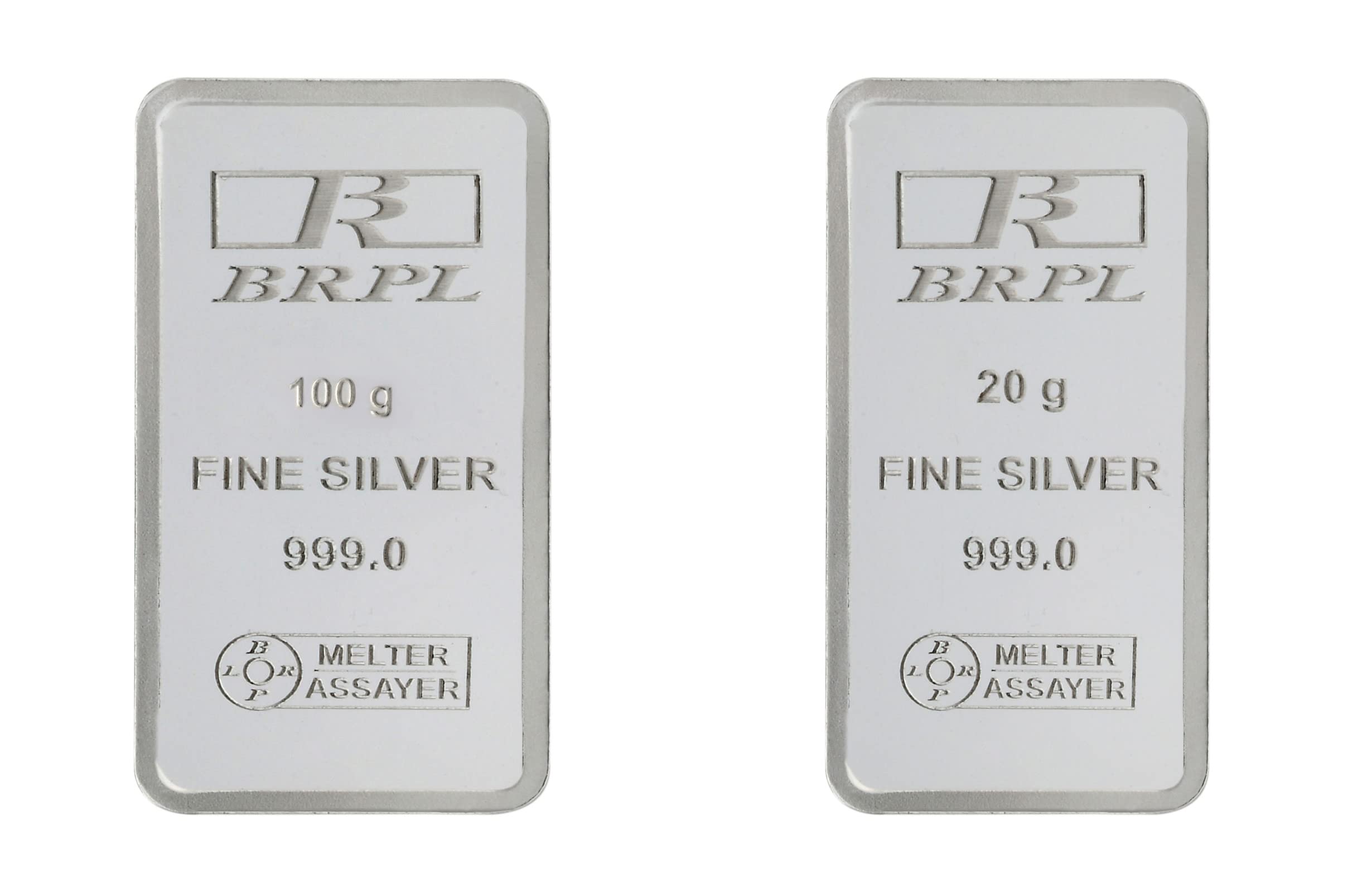 999 Purity Combo of 100gms + 20gms Silver Bars cum Coins