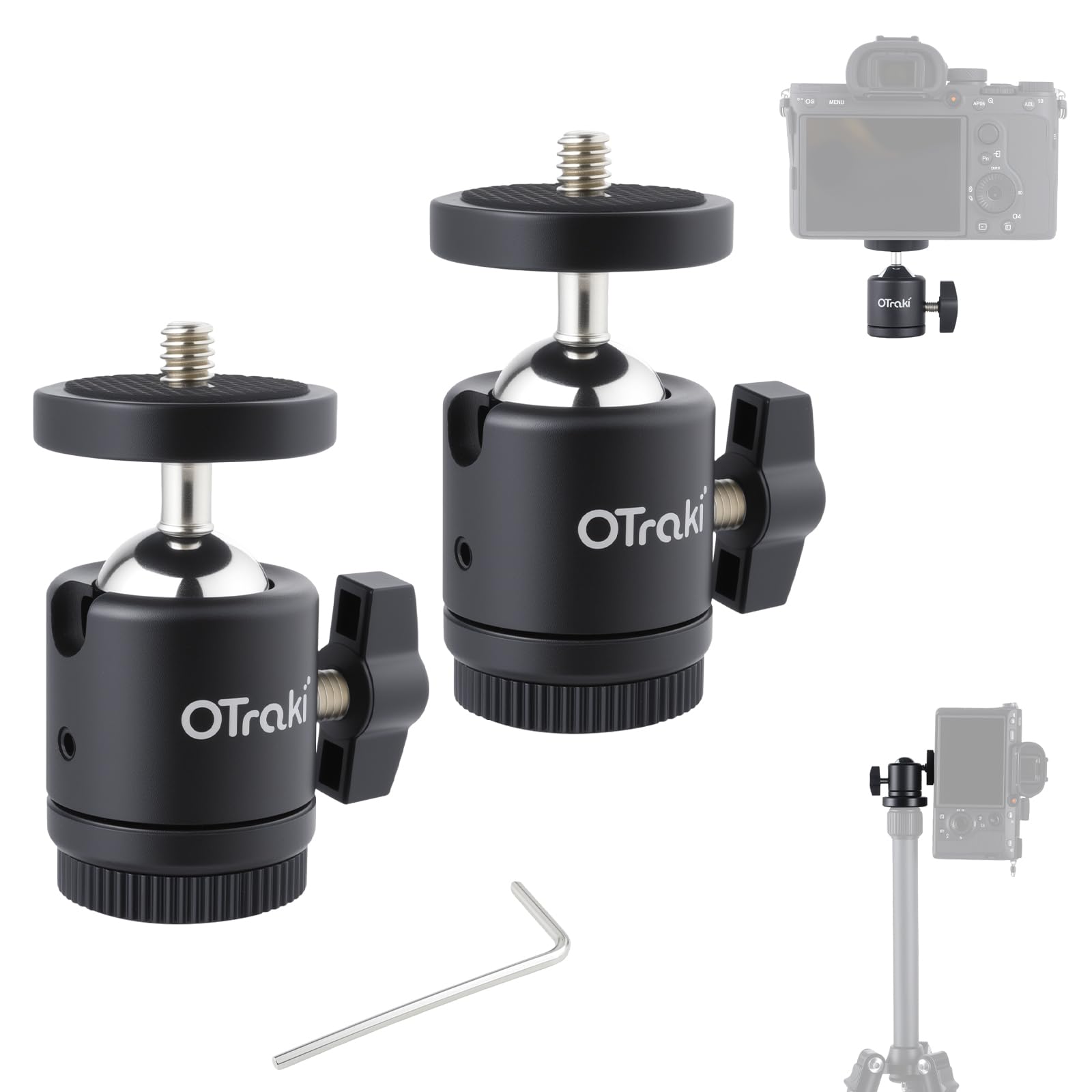 Ball joint, tripod head, ball head