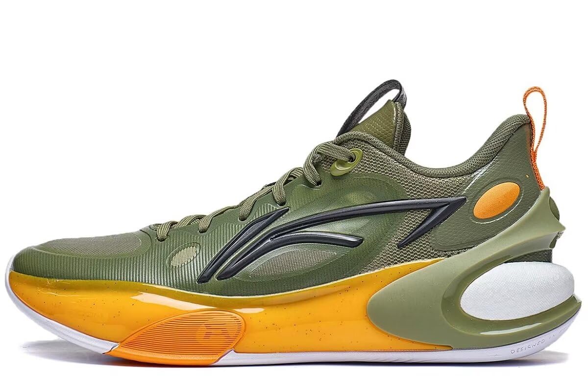 Li-Ning Hombres Profesionales Zapatos de Baloncesto Antideslizantes con absorción de Impactos Calzado de Basquetbol para Hombre YUSHUAI Series