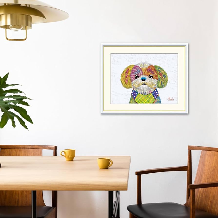 絵画 油絵 犬 シーズ Amazon.co.jp: Hzong 数字油絵 可愛い 萌え シーズー 犬 アニメ