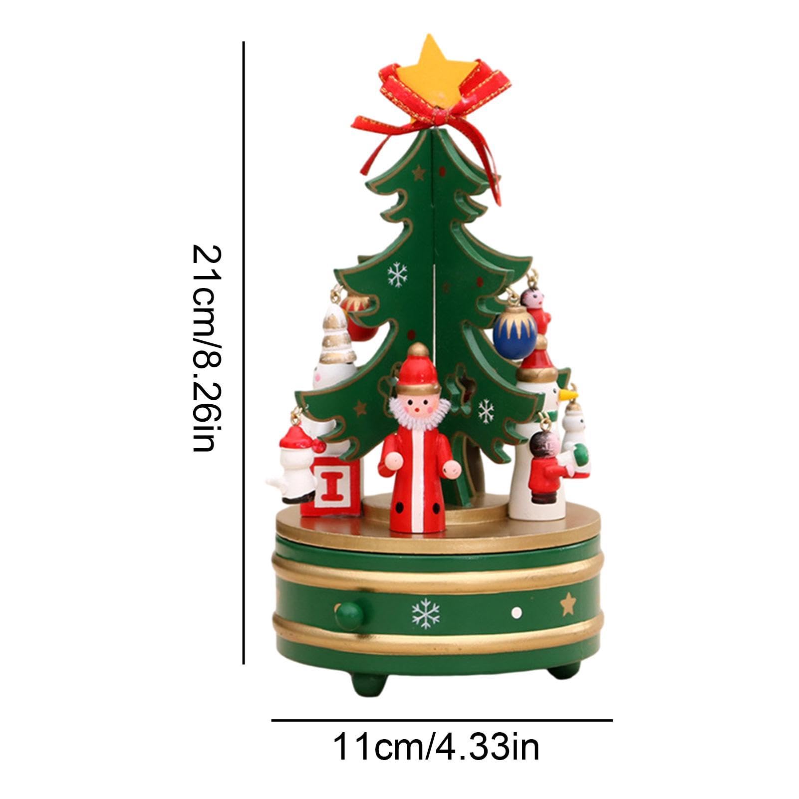 木製クリスマスツリー 　オルゴール 楽天市場】オークヴィレッジ木のおもちゃ オルゴールツリー