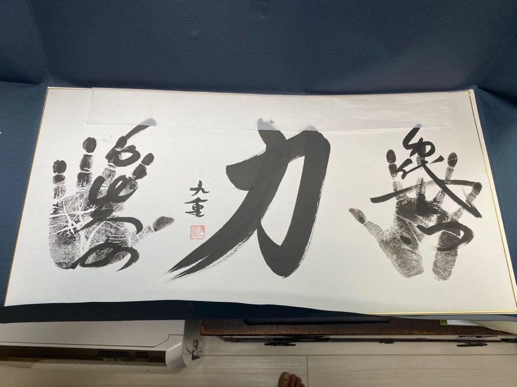 千代の富士手形サイン入り色紙 千代の富士 手形サイン 色紙 相撲 力士 - メルカリ
