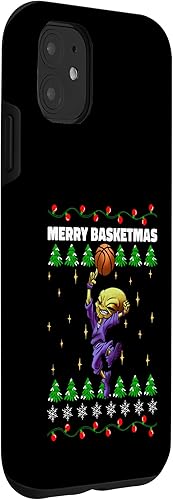 Miniatura 9 de iPhone 14 Pro Alien Playing Basketball Player Christmas Funny Xmas Design Case