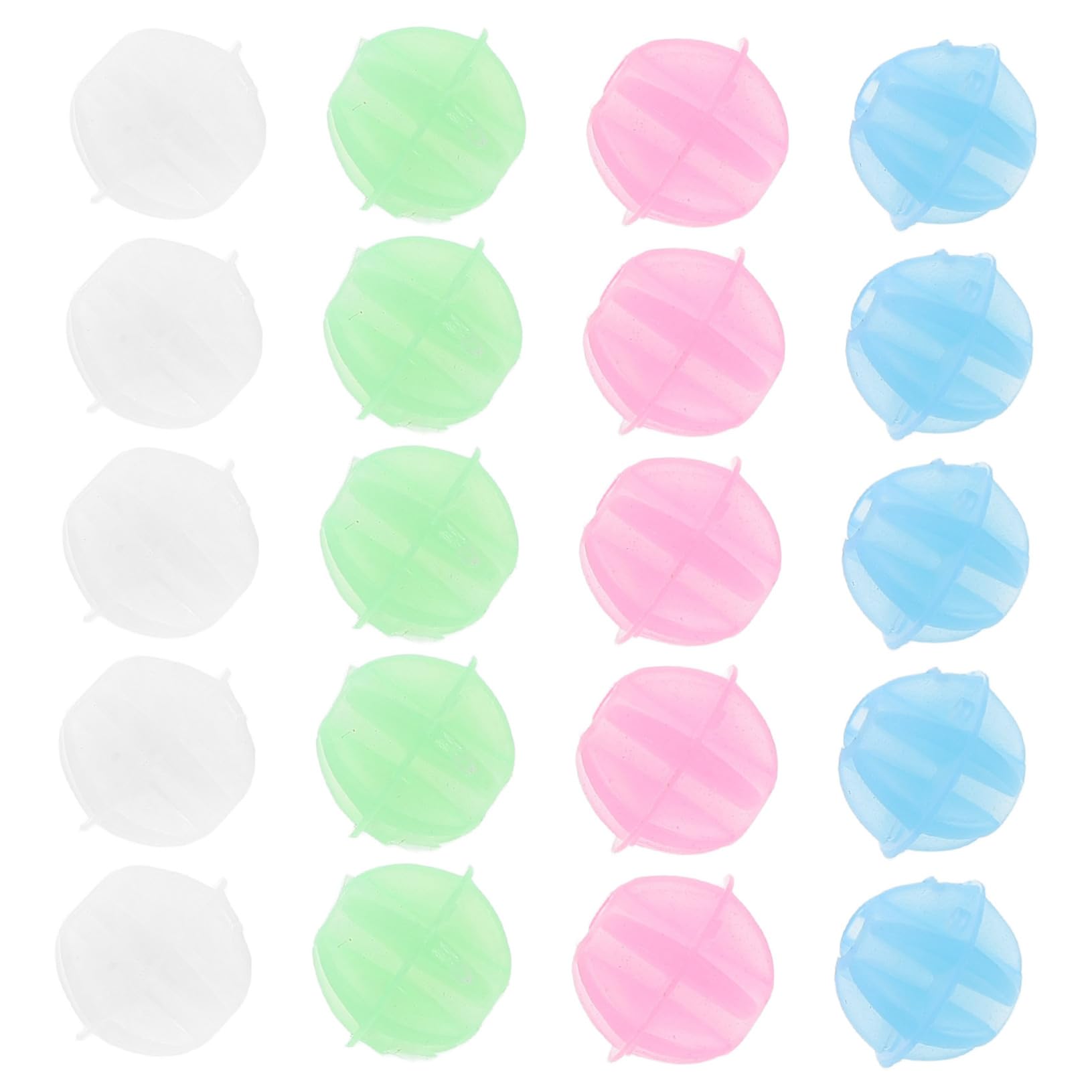 Sosoport 36 Pack Multicolored Bicycle Beads Tire Wheel Decorations for Bike Easy Install Plastic Bike Covers Unique Stylish Cycle Accessories