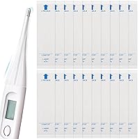 Vista 2 de HEALLILY 100 unids seguro digital desechable universal cubierta electrónica para lectura precisa sanitaria oral de la axila recta de las axilas