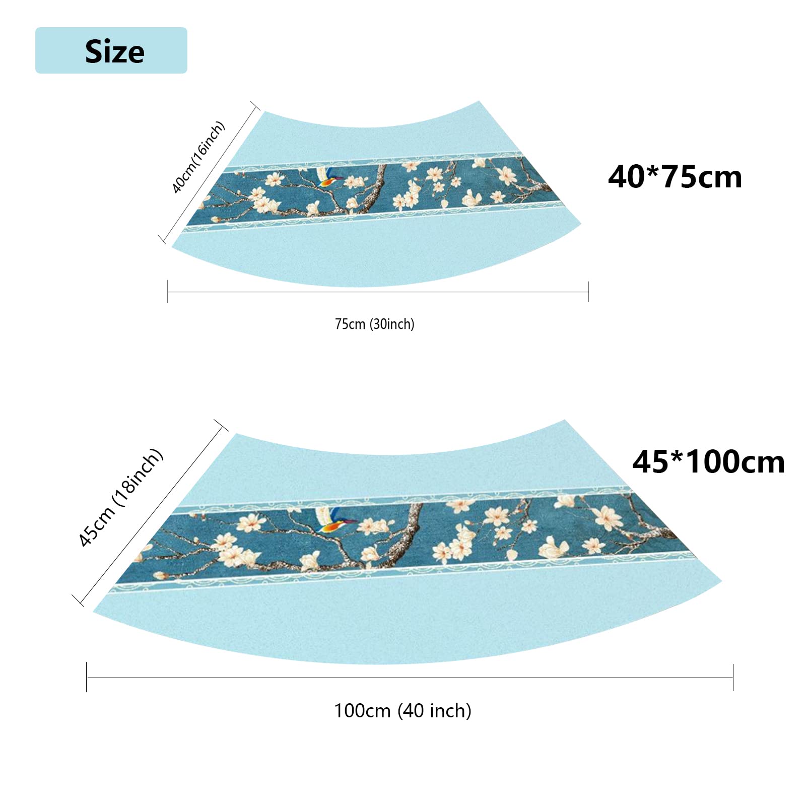 Alfombrilla de baño Curvada de Secado rápido, Alfombrillas de Ducha de Esquina Antideslizantes para Ducha Exterior, cómoda Alfombrilla de baño semicircular de Microfibra de Barro de diatomea