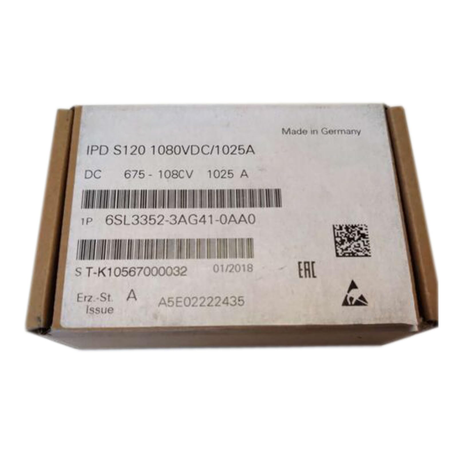 LYEUXHJPX 6SL3352-3AG41-0AA0 New and Sealed in Box 6SL33523AG410AA0 1 Year Warranty