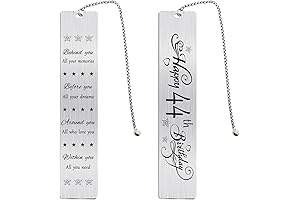 №1 44th Birthday Gifts for Women Men: 1980 Bd Present 44 Yr Bday Bookmark Card