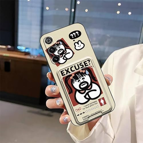 Phone Case Compatible with ZTE Nubia Red Magic10 Air, Silicone Graffiti Anti-dust Card slot Durable Cover Soft case Cute Cartoon
