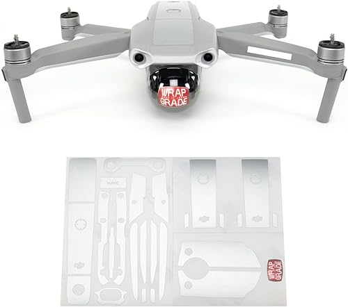 Wrapgrade Skin compatible con DJI Mavic Air 2  Color de acento B (negro sigiloso)