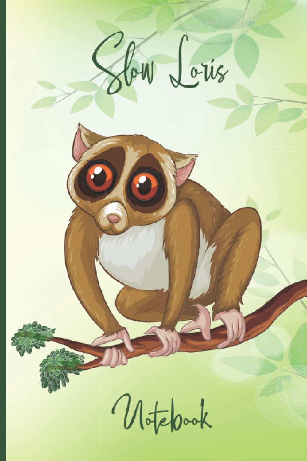Slow Loris: Blank Notebook Journal Planner 6” X 9” 100 pages