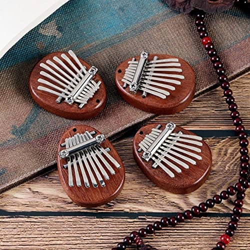 G1e0 Mini piano à pouce portable 8 Sapele Kalimba Instrument d’entraînement de Noël pour débutants - Les Beatles, Paul McCartney, John Lennon, RIngo Starr, George Harrison G1e0 Mini piano à pouce portable 8 Sapele Kalimba Instrument d'entraînement de Noël pour débutants – Image 4