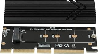 Joylifeboard NVME PCIe Adapter,M.2 NVME to PCIe Adapter with Powerful Heatsink,M.2 M Key PCI Express X16 Card for M.2 M-Key NVME SSD 2280, 2260, 2242, 2230(602)