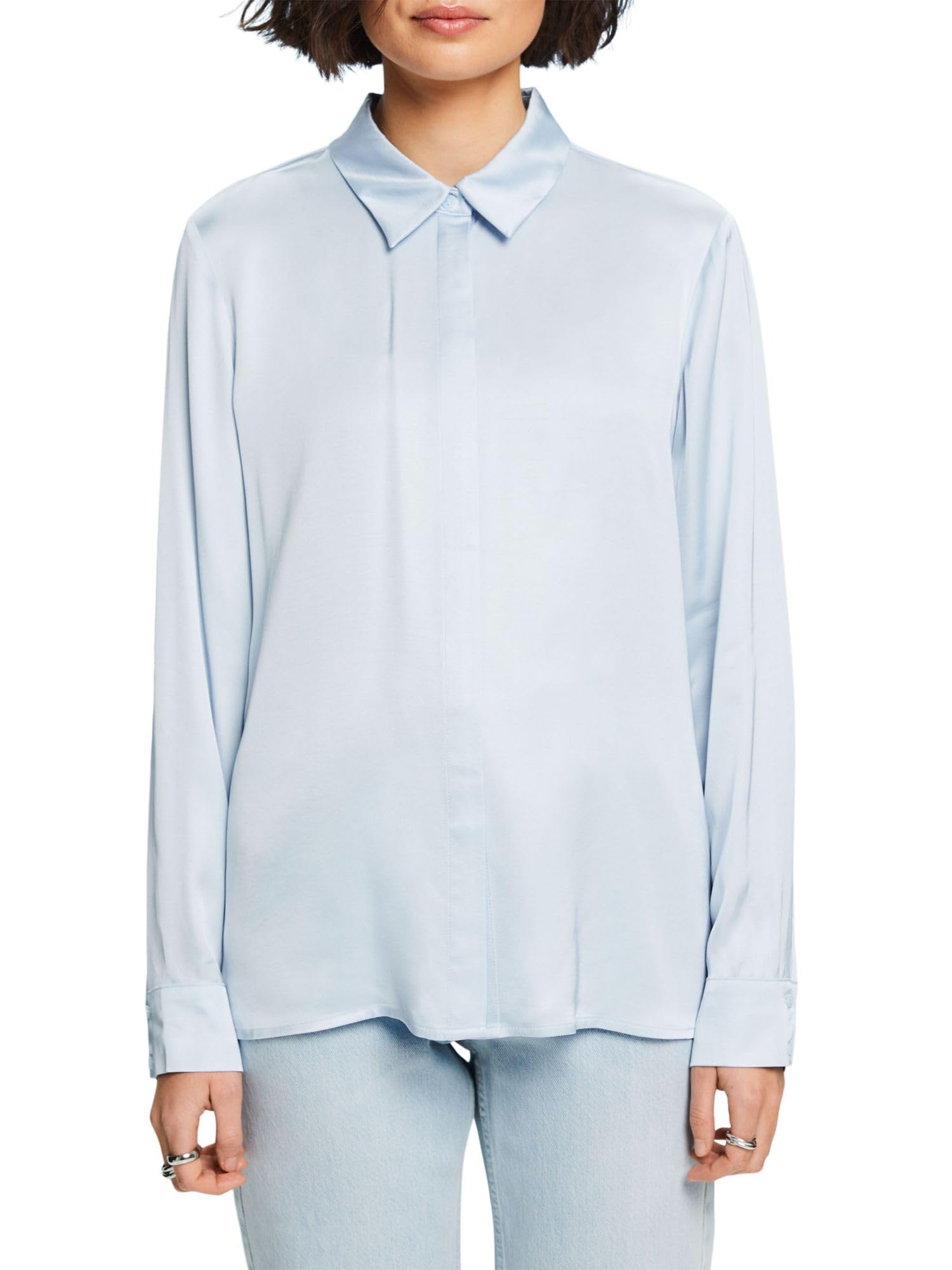 Esprit Women's 440/Light Blue Blouse, Xxl