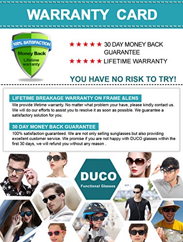 Duco Women ' s Shades classico occhiali