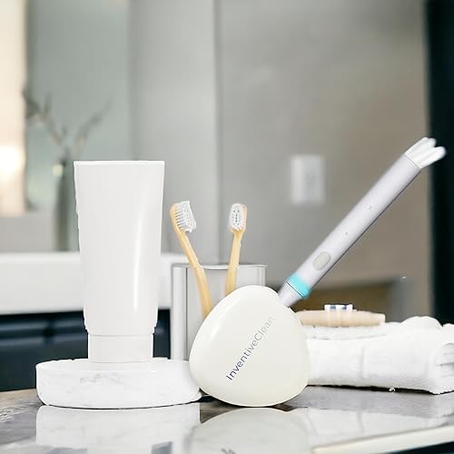 Limpiador de cepillo de dientes limpio y estuche de viaje para limpieza portátil y protección de viaje