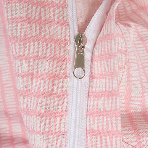 Dii Keeping Score Stripes Print, Large Bean Bag Chair Cover For Kids & Stuffed Animal Storage, Pink Sorbet, One Size #TOP4