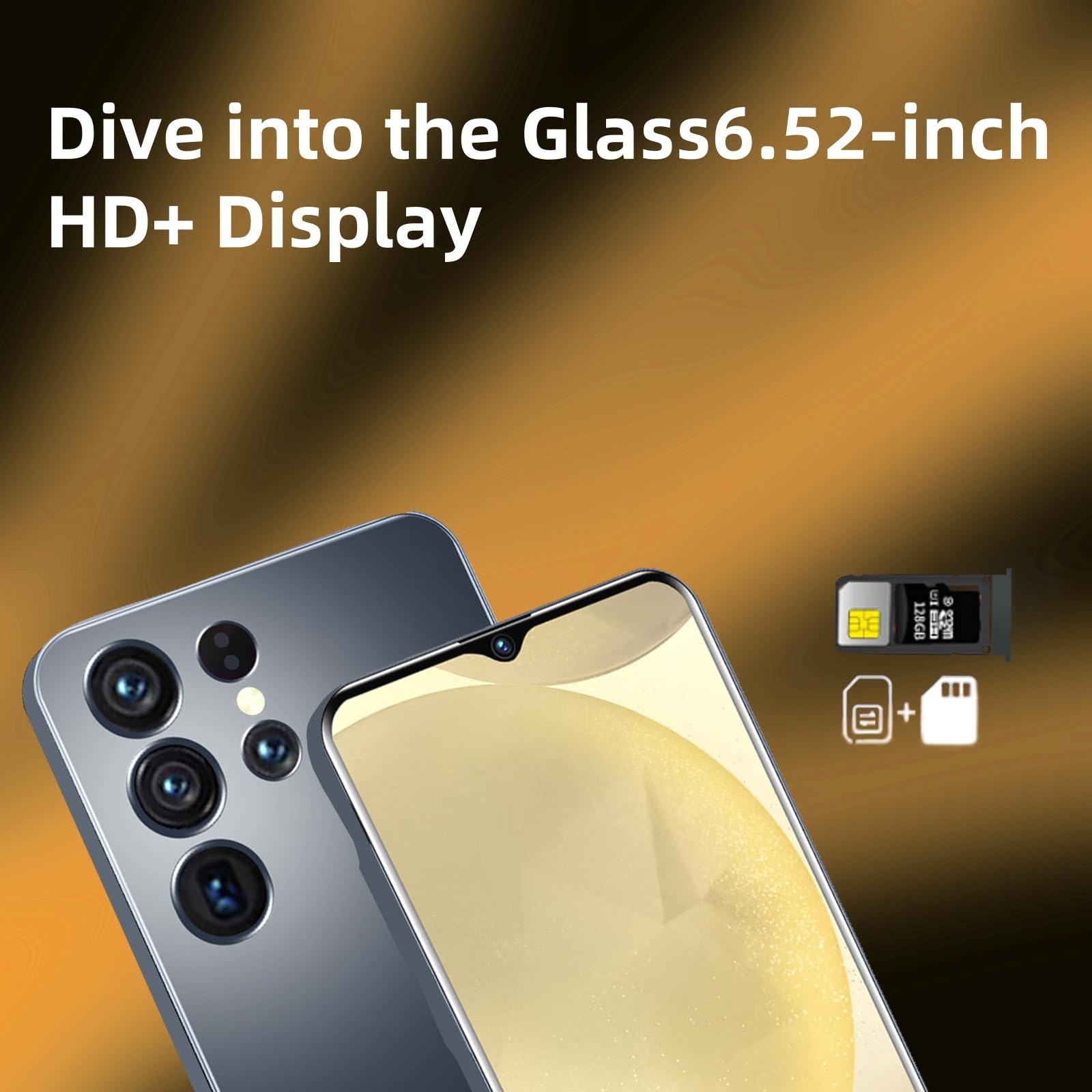 スマートフォン本体 Myat Noe Amazon.com: SmartphoAndroid Smartphone 6.11 inch Screen，E66